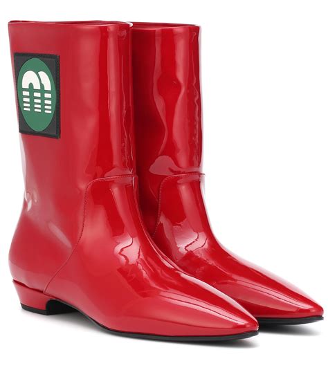 miu miu rain boots|Boots And Ankle Boots For Women .